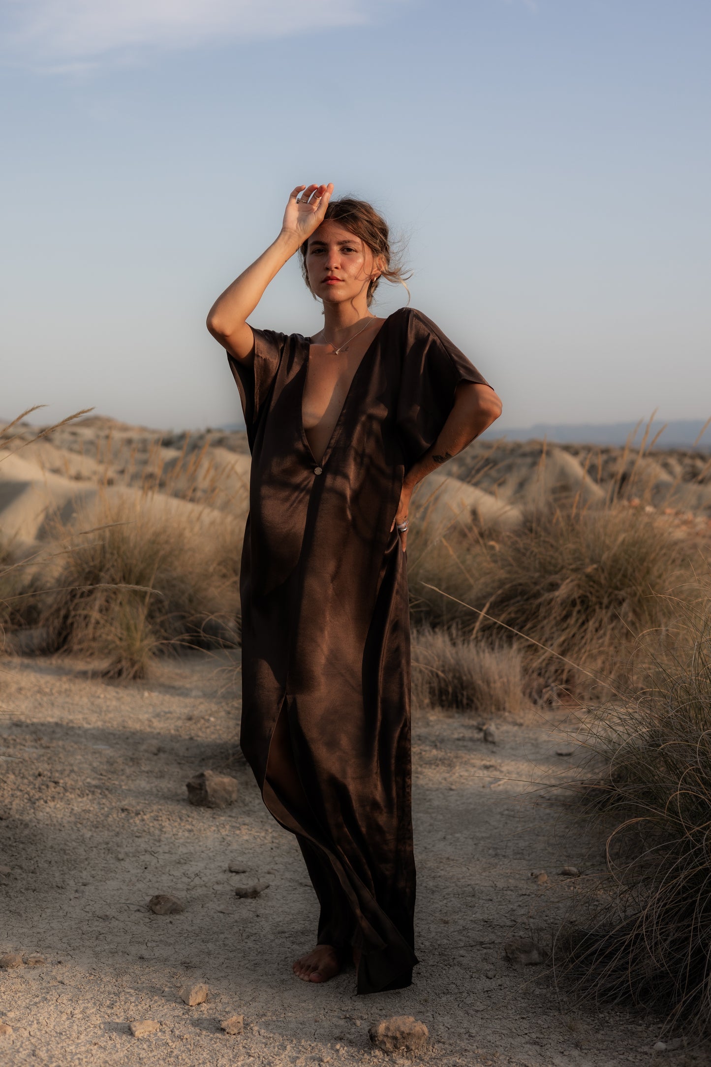 Transformer dress “Center of the Sun” milk from 100% viscose