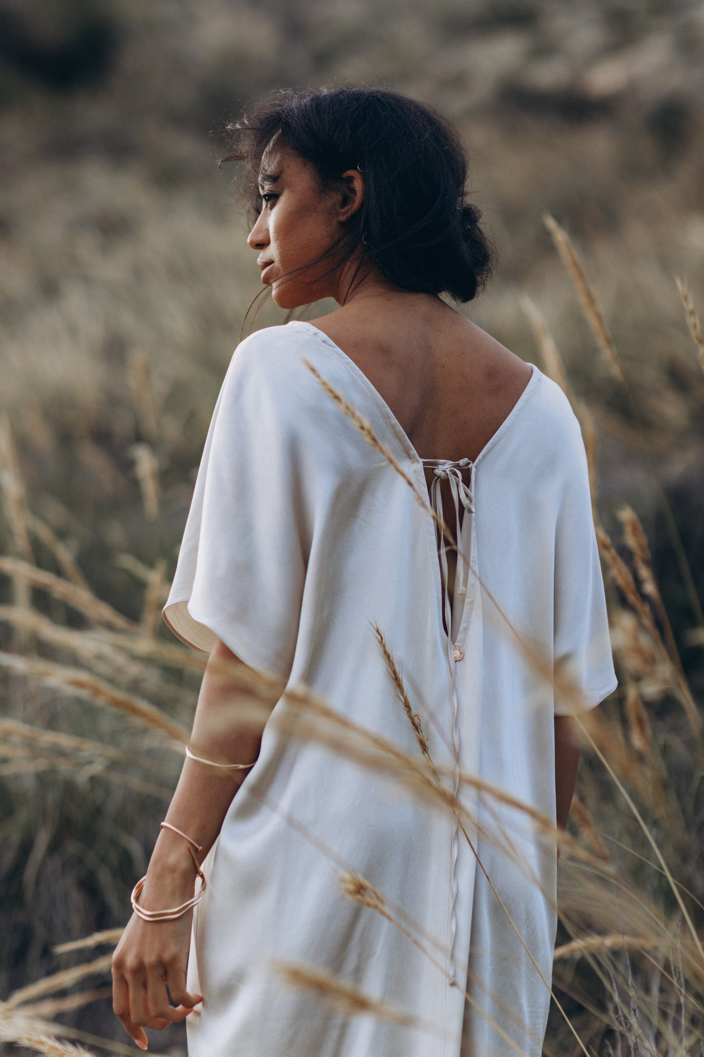 Transformer dress “Center of the Sun” milk from 100% viscose