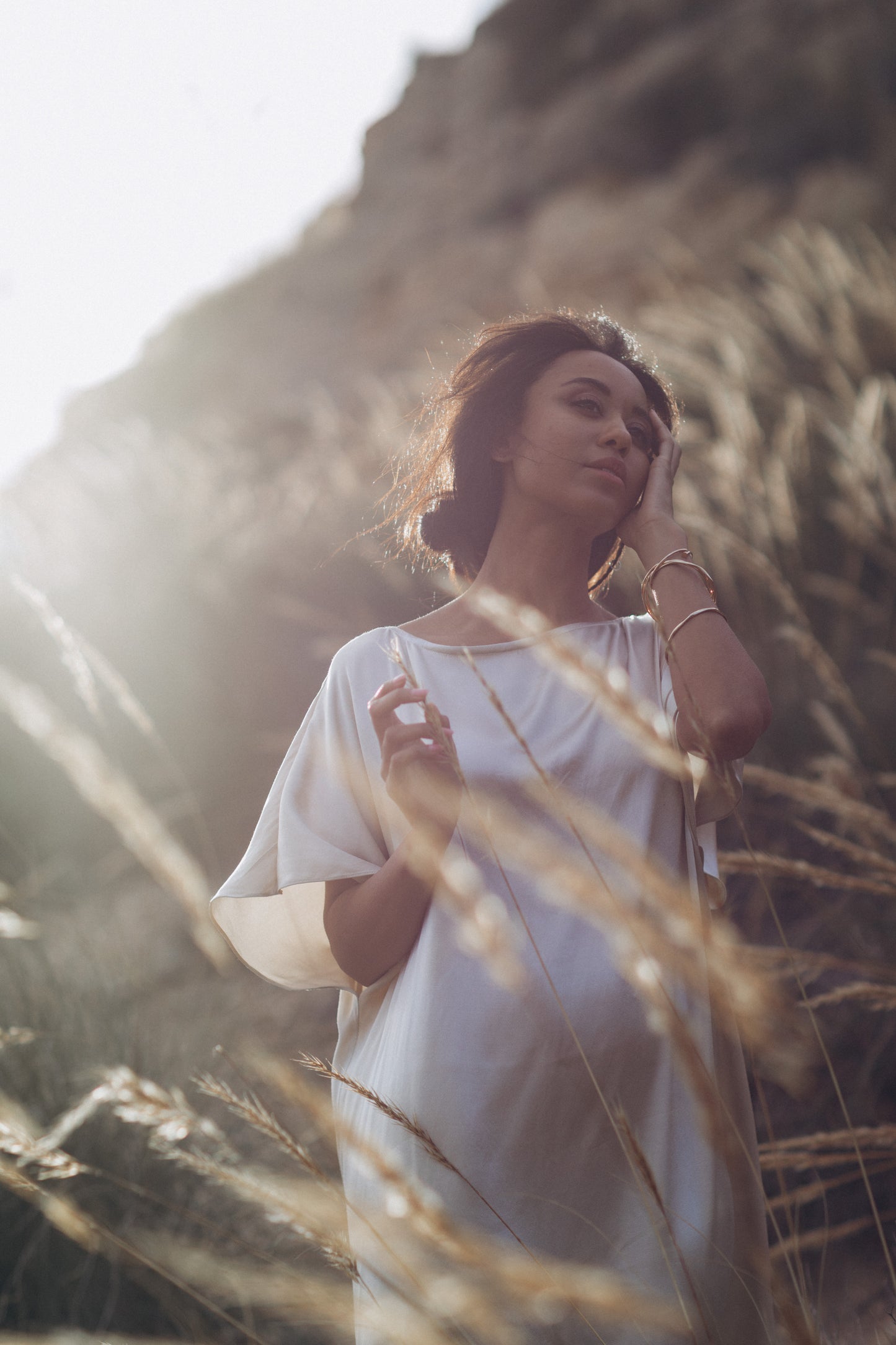 Transformer dress “Center of the Sun” milk from 100% viscose