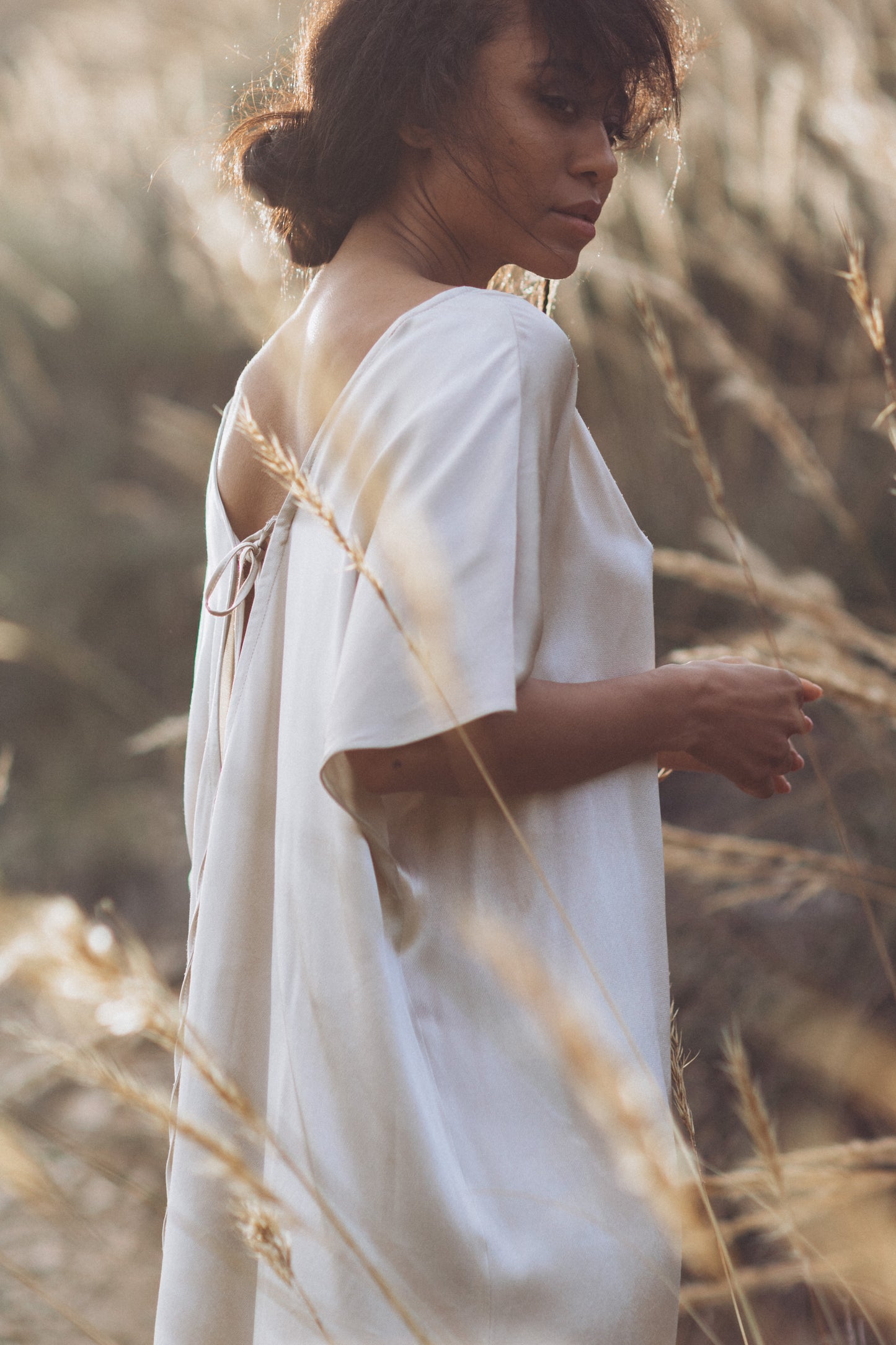 Transformer dress “Center of the Sun” milk from 100% viscose