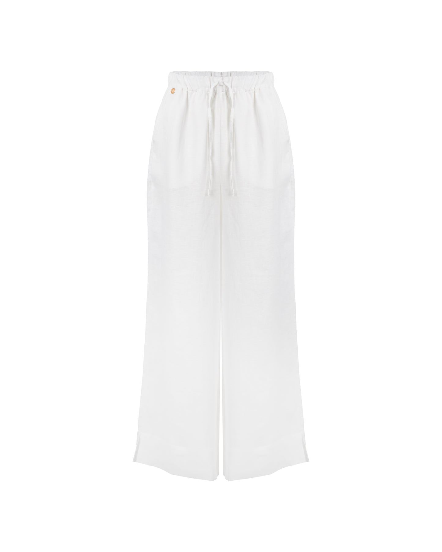 Women's linen 100% suit TOTAL WHITE