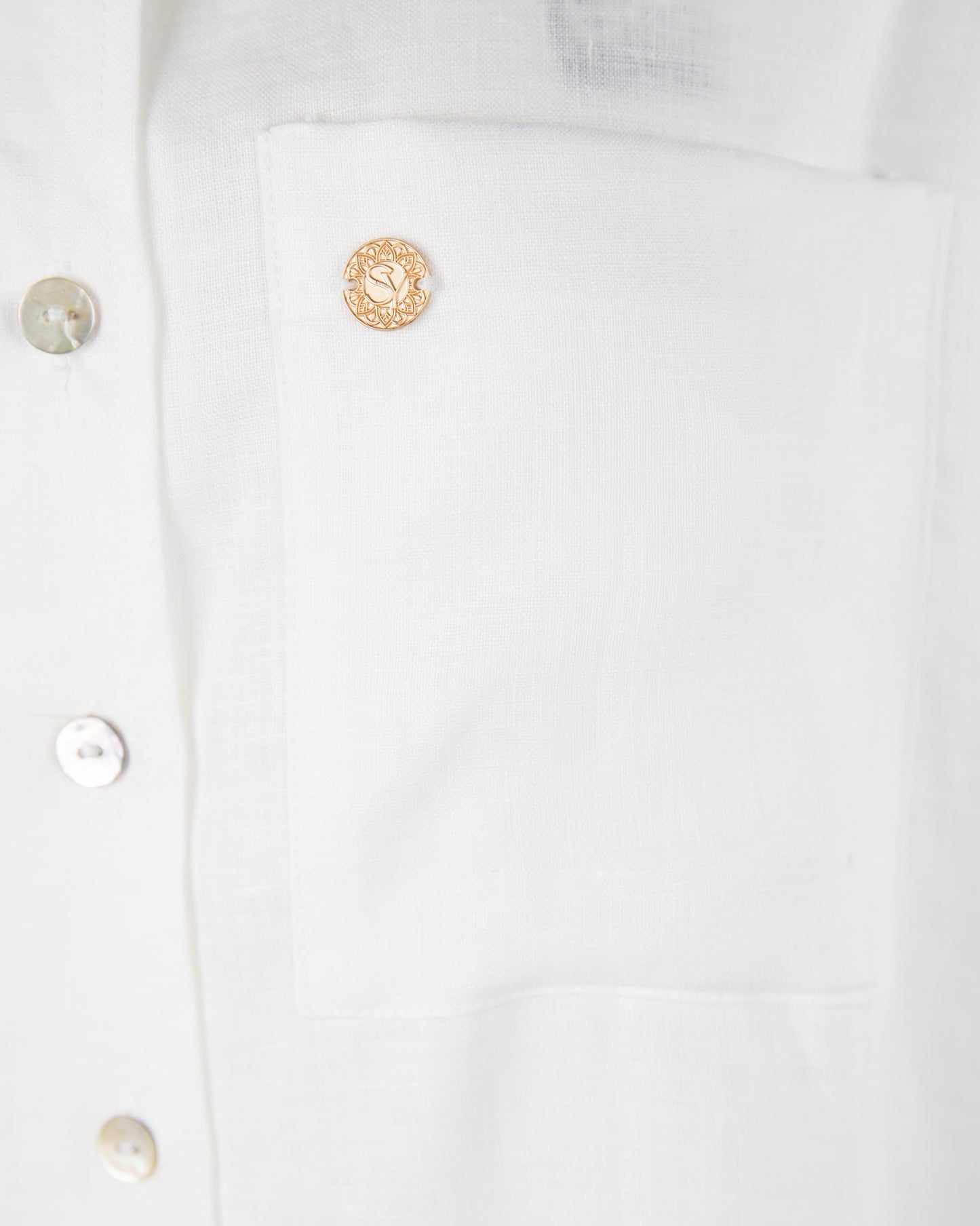 Women's linen 100% suit TOTAL WHITE