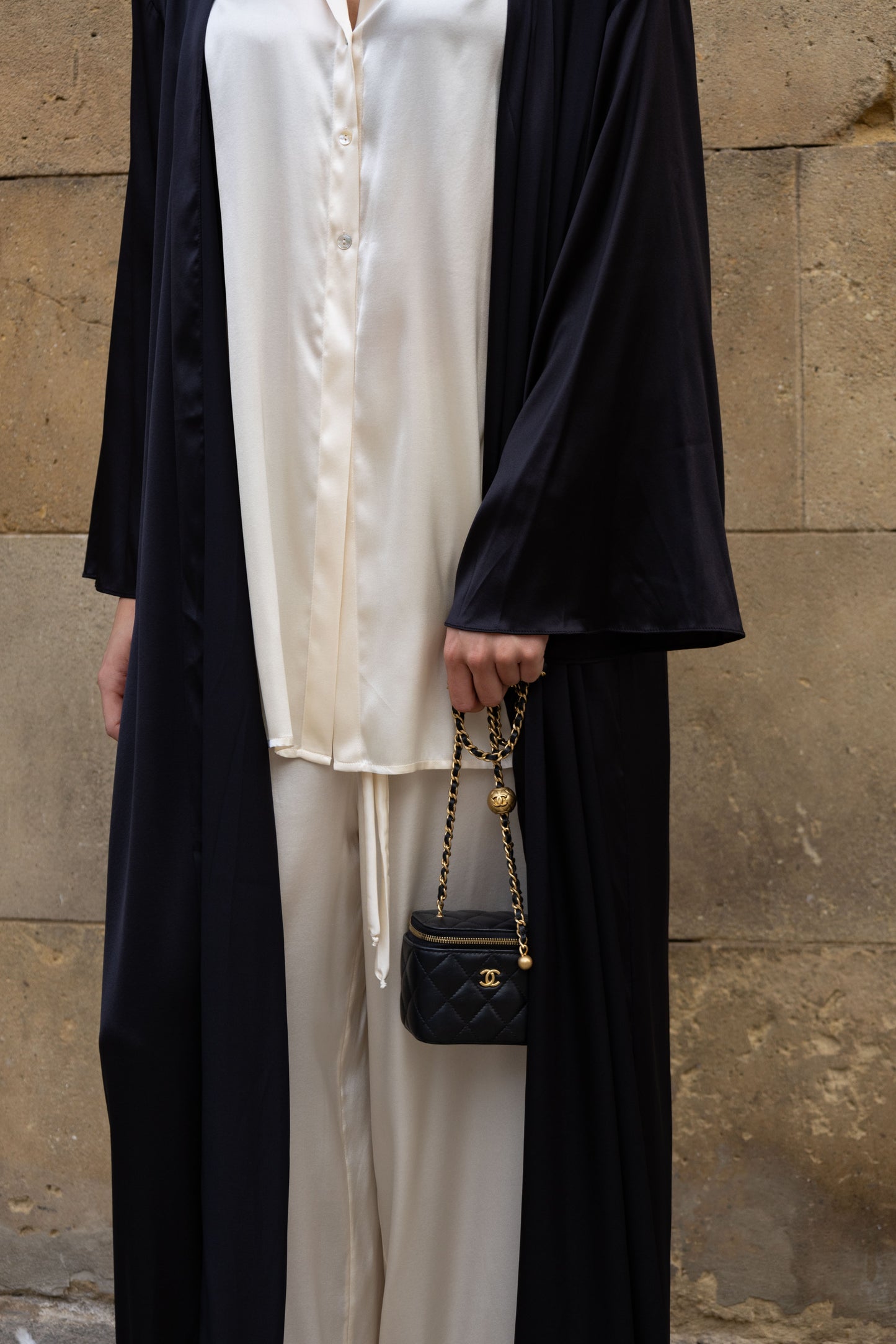 Костюм, сорочка та штани, італійський шовк 100%, чорний