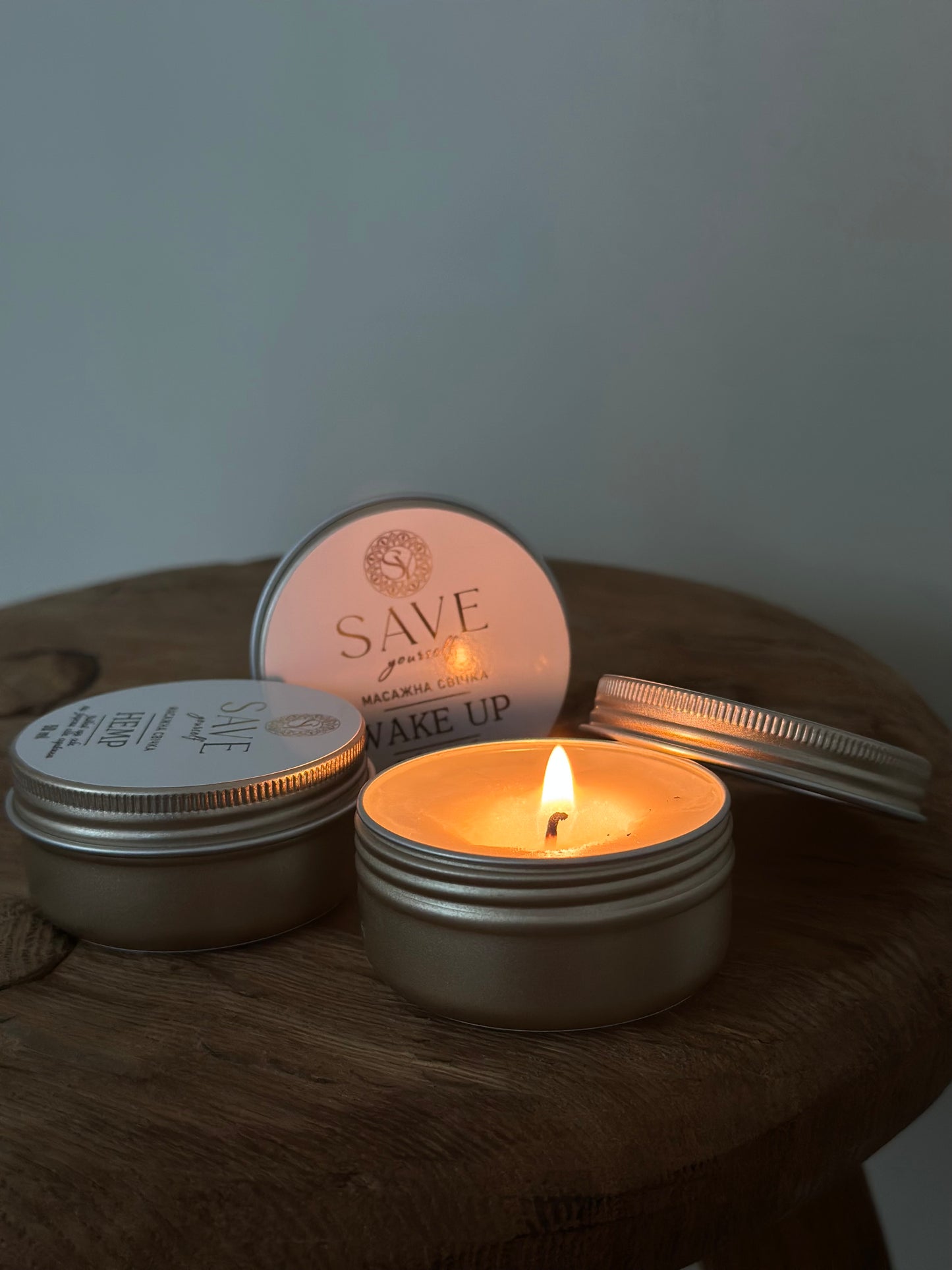 Massage candle Save Yourself СYPRESS